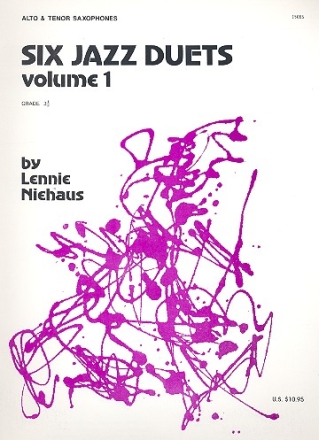6 Jazz Duets vol.1 for 2 saxophones (AT)