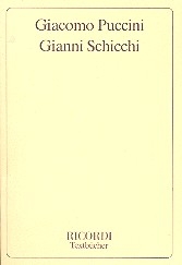 Gianni Schicchi  Libretto (dt)