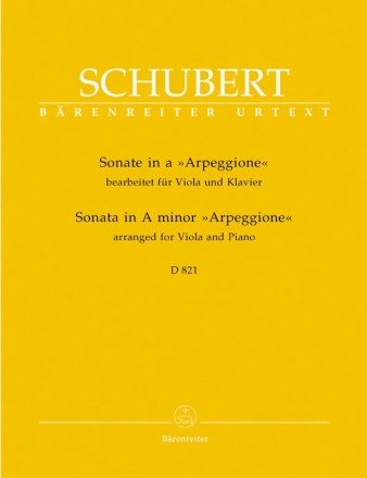Sonate a-Moll D821 für Viola und Klavier (Arpeggione-Sonate)