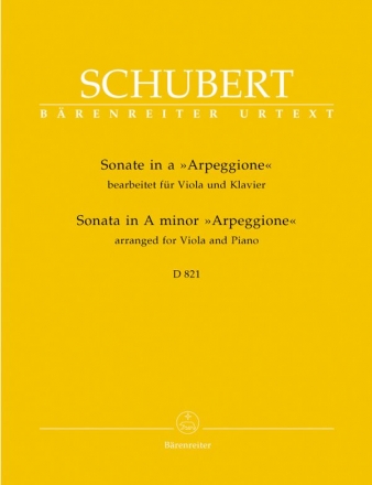 Sonate a-Moll D821  fr Viola und Klavier (Arpeggione-Sonate)
