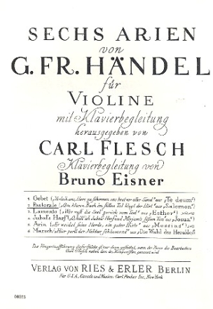 Pastorale fr Violine und Klavier