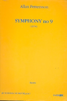 Sinfonie Nr.9 fr Orchester Studienpartitur