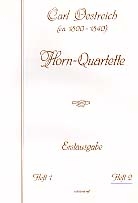 Quartette Band 2 fr Hrner in F Partitur und Stimmen