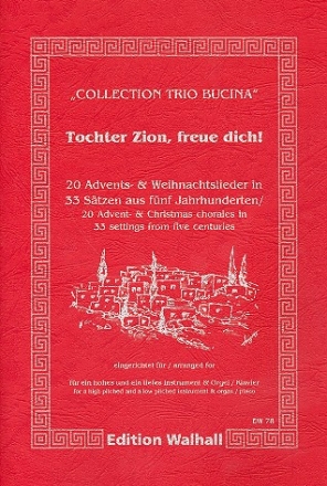 Tochter Zion freue dich fr hohes und tiefes Instrument und Orgel (Klavier) Stimmen