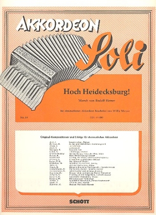 Hoch Heidecksburg! op. 10 fr Akkordeon