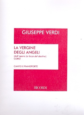 La vergine degli angeli fr Mnnerchor und Klavier