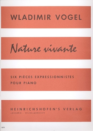 Nature vivante 6 pices expressionnistes pour piano Verlagskopie
