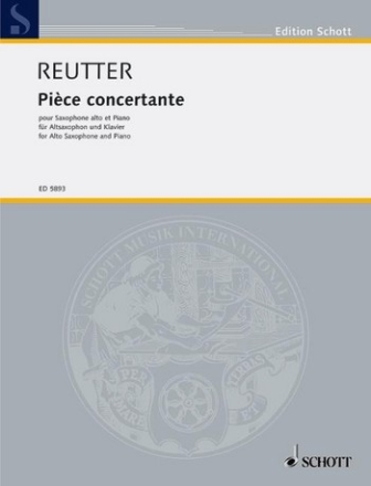 Pice concertante fr Alt-Saxophon und Klavier
