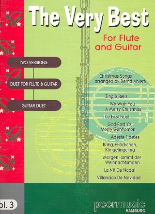 The very best for flute and guitar vol.3 Christmas Songs