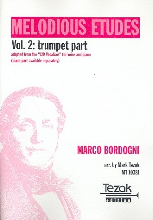 Melodious Etudes vol.2 trumpet part  - adapted from the 120 vocalises for voice and piano