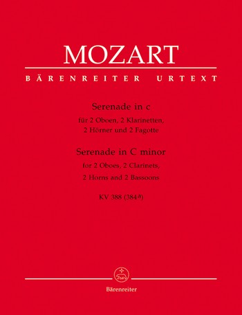 Serenade c-Moll KV388 fr 2 Oboen, 2 Klarinetten, 2 Hrner und 2 Fagotte 8 Stimmen