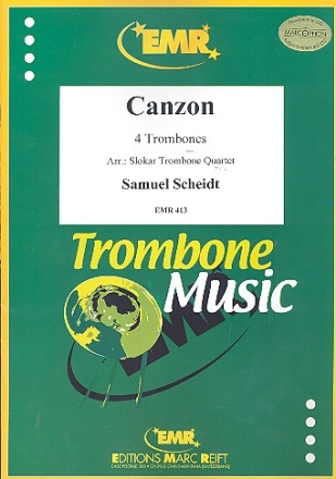 Canzon fr 4 Posaunen Partitur und Stimmen