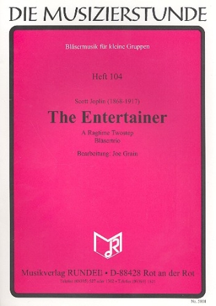 The Entertainer A Ragtime Twostep fr Blsertrio Partitur und 8 Stimmen