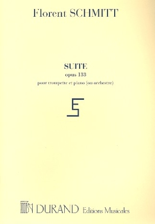 Suite en 3 parties op.133 pour trompette et piano