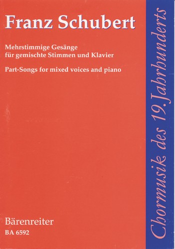 Mehrstimmige Gesnge fr gem Chor und Klavier Partitur