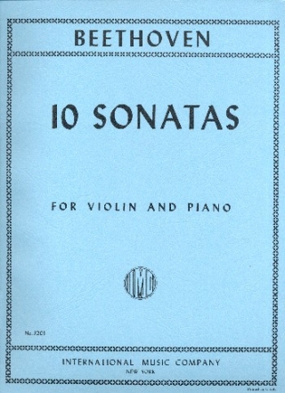 Ten Sonatas for violin and piano