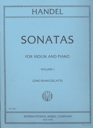 Sonatas op.1 vol.1 for violin and piano