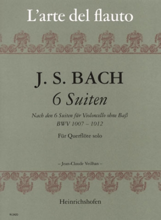 6 Suiten BWV1007-12 fr Cello solo fr Flte solo