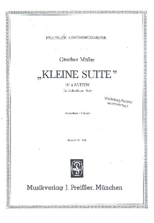 Kleine Suite in 4 Stzen fr Akkordeon