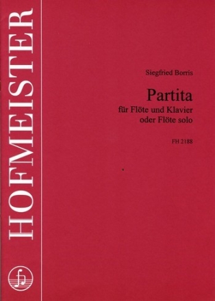 Partita op.27,1 fr Flte und Klavier oder Flte solo