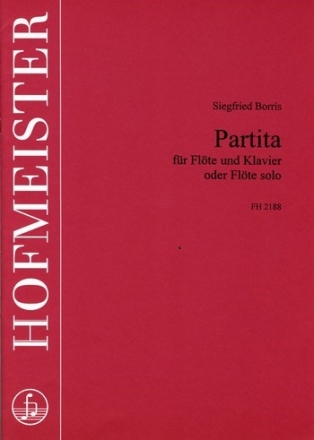 Partita op.27,1 fr Flte und Klavier oder Flte solo