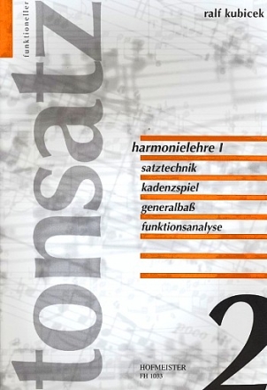 Funktioneller Tonsatz Band 2 Harmonielehre Band 1 Satztechnik, Kadenzspiel,...