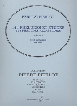 144 prludes et tudes vol.1 pour hautbois ou saxophone