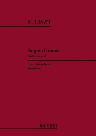 SOGNI D'AMORE NOTTURNO NO.3 PER PIANOFORTE (ERLEICHTERT) DEL MAGLIO, F., ED.