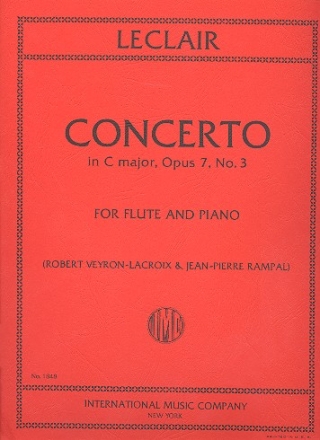 Concerto c major op.7,3 for flute and piano