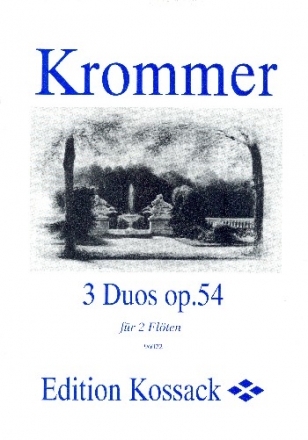 3 Duos op.54 fr 2 Flten Stimmen