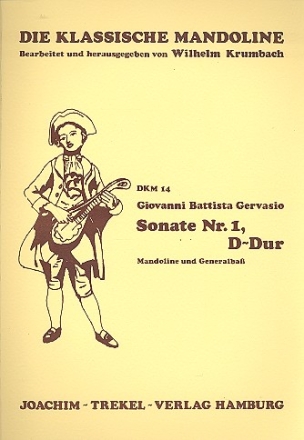 Sonate D-Dur Nr.1 für Mandoline und Generalbass