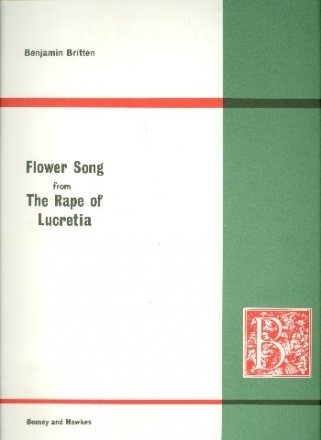 Flower song from the rape lucretia op.37 for alto and piano