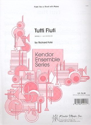 Tutti fluti for flute trio or duet and piano parts
