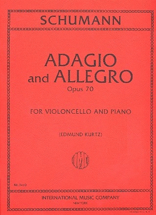 Adagio and allegro op.70 for cello and piano