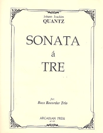 Sonata  3 for 3 recorders (BBB) score and parts