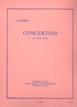Concertino pour trompette en ut et piano