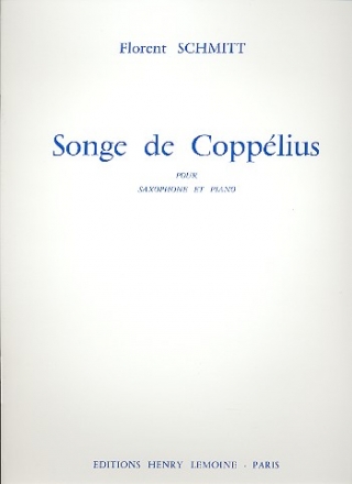 Songe de Coppelius pour saxophone tenor ou soprano et piano