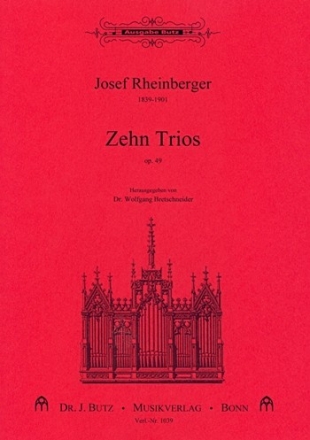 Zehn Trios op.49 fr Orgel