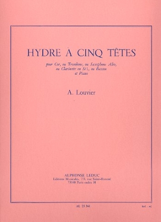 Hydre  5 ttes pour cor (trombone, saxophone, clarinette, basson) et piano