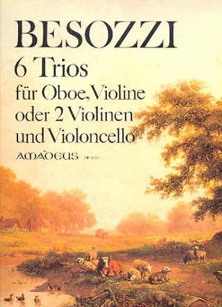 6 Trios fr Oboe, Violine (oder 2 Violinen) und Violoncello Stimmen