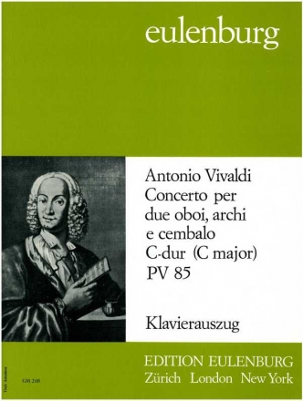 Concerto C-Dur PV85 fr 2 Oboen, Streicher und Cembalo fr 2 Oboen und Klavier