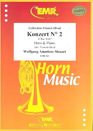 Konzert Es-Dur Nr.2 KV417 fr Horn und Orchester fr Horn und Klavier