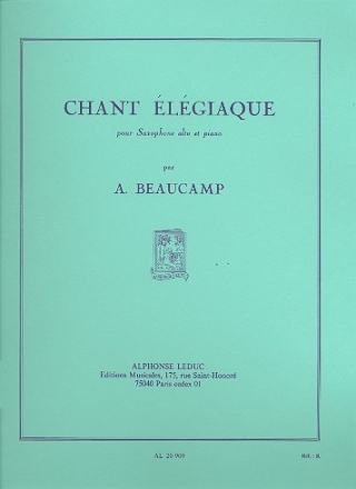 Chant lgiaque pour saxophone alto et piano