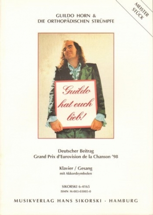 Guildo hat euch lieb: fr Gesang, Klavier und Gitarre Einzelausgabe