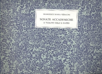 Sonate accademiche a violino solo e basso Faksimile