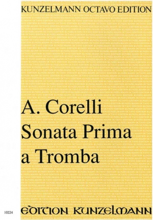 Sonata prima fr Trompete, Streichorchester und Bc Partitur