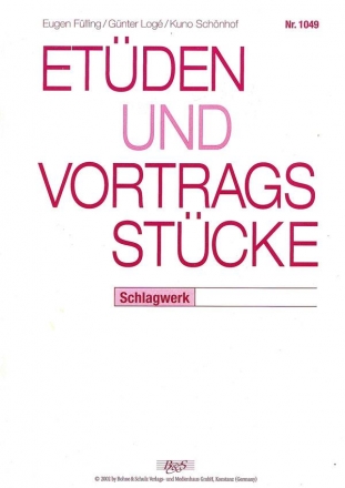 Etden und Vortragsstcke Schlagwerk