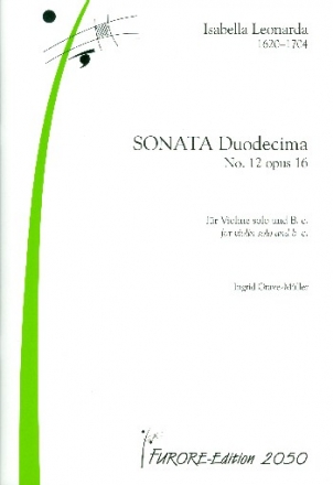 Sonata duodecima op.16 fr Violine und Bc