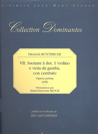 7 suonate a 2 violino e viola da gamba con cembalo facsimile