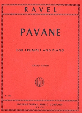 Pavane for trumpet and piano